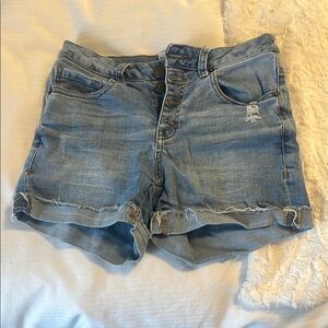 Women's Blue Denim Shorts